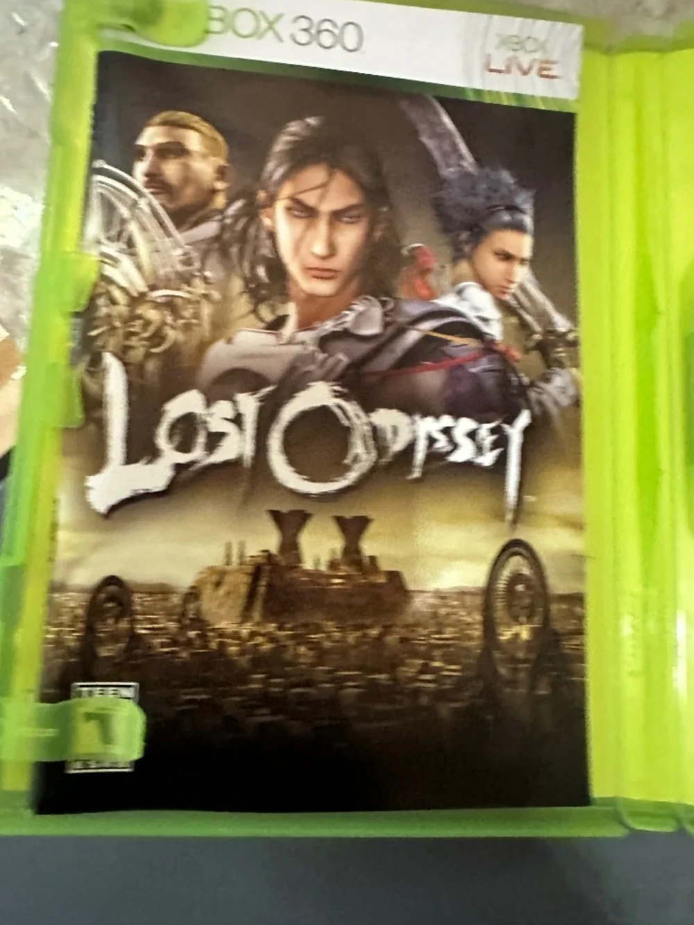 Lost Odyssey Microsoft Xbox 360 2008 CIB Complete 4 Disc Manual